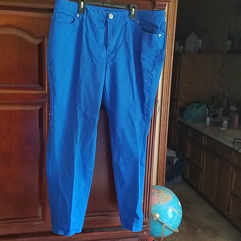 Avenue Denim Sz 20 Pants Blue Jeans